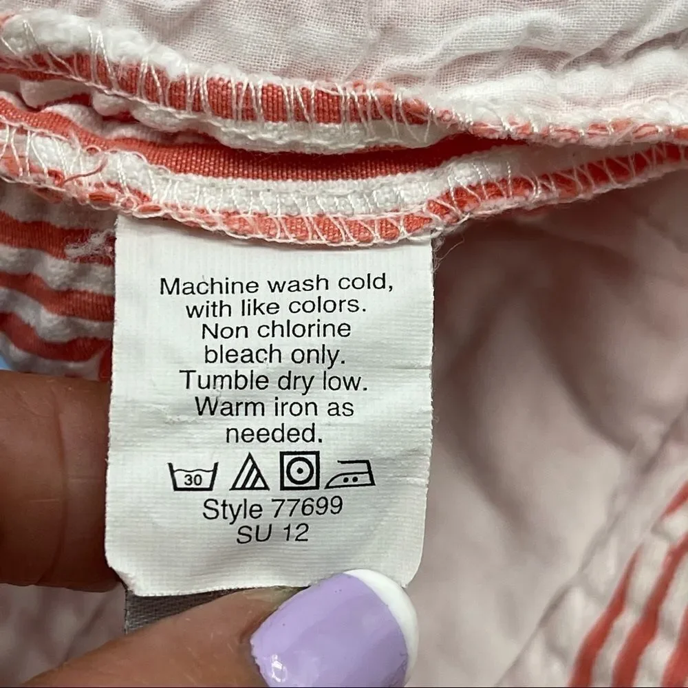 J. Crew Seersucker Shorts Size 2